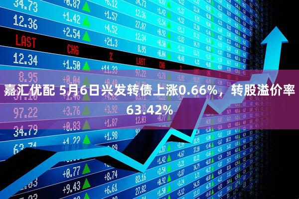 嘉汇优配 5月6日兴发转债上涨0.66%，转股溢价率63.42%