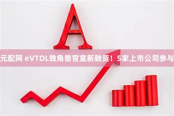 元配网 eVTOL独角兽官宣新融资！5家上市公司参与