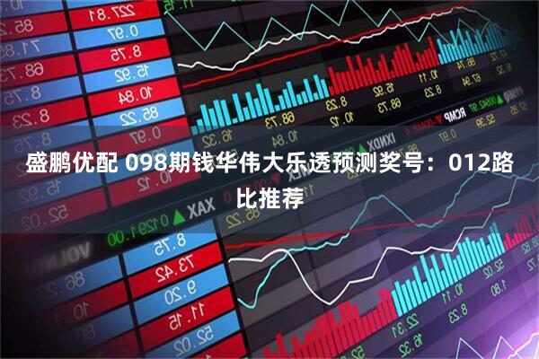 盛鹏优配 098期钱华伟大乐透预测奖号：012路比推荐